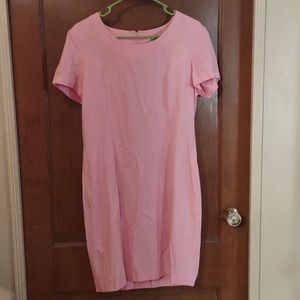 Jennifer James vintage sz 10 pink dress shoulder pads y2k 90s